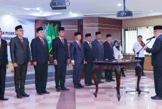8 Camat di Muba Dilantik Menjadi Pejabat Pembuat Akta Tanah Sementara