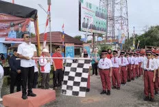  Lomba Gerak Jalan HUT RI ke-80 di Sanga Desa Berlangsung Semarak, 64 Regu Ikut Serta