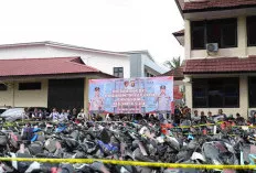 Keadilan Nyata di Mapolda Sumsel: 497 Unit Kendaraan Bermotor Kembali ke Pelukan Pemilik Sah