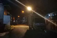 Warga Ngulak I Ucapkan Terima Kasih, Sudah Dipasang Lampu Jalan LED