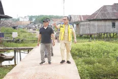 Pj Bupati Banyuasin ‘Turun Gunung’ Tinjau Lokasi Rawan Banjir 