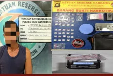 Satres Narkoba Polres Muba Bekuk Dua Pengedar Narkoba di Tanjung Dalam Keluang, Ini Barang Buktinya 