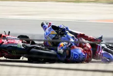 Lihat Detik-Detik Kecelakaan Besar di MotoGP Aragon, Siapa yang Salah, Pecco atau Alex?