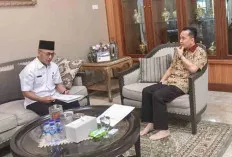 Sowan ke Pj Gubernur, Pj Bupati Apriyadi Laporkan Progress Pembangunan Jalan Tol di Muba