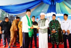 Gandeng Ulama dan Masyarakat, Pemkab Muba Awali Pembangunan Ponpes Nurul Fikri Desa Peninggalan