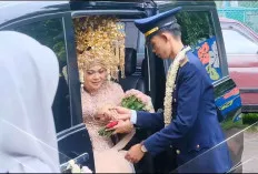 Pasangan Pengantin Ini, Pertama Gunakan Mobil Dinas Bupati untuk Pengantin