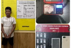 Tak Berkutik, Pengedar Sabu di Sako Tertangkap Tangan Genggam Sembilan Paket Narkoba