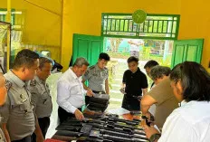 Lapas Muara Narkotika Muara Beliti, Bersama Polres Gelar Kegiatan Pemeriksaan Senjata Api