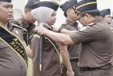 Satker Korps Adhyaksa Kejati Sumsel Serentak Laksanakan Apel dan Pakta Integritas Menuju WBBM