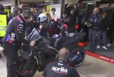Jorge Martin Resmi Debut dengan Aprilia Factory pada Tes Pramusim Barcelona  