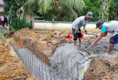 Pemdes Berlian Makmur Bangun Dua Plat Duiker untuk Lancarkan Drainase dan Akses Warga