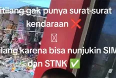 Punya SIM dan STNK, Pengendara Motor Kena Tilang 