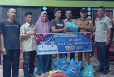 Bupati Muba Salurkan Bantuan untuk Keluarga Korban Tenggelam di Desa Tanjung Agung Barat