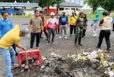  Wujudkan Kabupaten Sehat, Pemkab Muba Bersama TNI-Polri Gelar Aksi Bersih-Bersih Massal