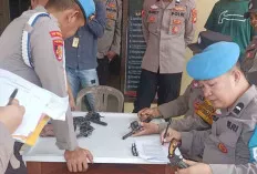 Propam Polres Muba Periksa Senpi Seluruh Anggota, Ada Apa Ya?