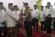Kapolres OKI Terima 3 Pucuk Senpira Serahan dari Warga Tanjung Lubuk