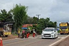 Depan Sekolah dan Masjid di Jalintim Palembang-Jambi Dibuat Zebra Cross