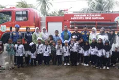 TK ABA Bayung Toman Baru Kunjungi Pos Induk Damkar Sekayu