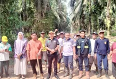 Gandeng Perusahaan Swasta, Pemkab Muba Percepat Pengecoran Akses Jalan Gajah Muda-Tanjung Kerang