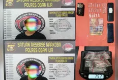 Edarkan Sabu, Dua Warga Tanjung Raja Diamankan Satresnarkoba Ogan Ilir