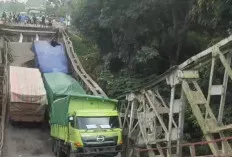 Jembatan Muara Lawai Ambruk, Lalu Lintas Terganggu dan Angkutan Batubara Terancam Tersendat