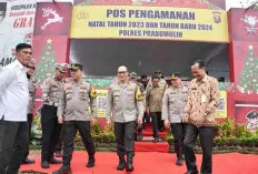 Masuk Tol, Kapolda Sumatera Selatan Cek Kesiapan Personil dan Tinjau Pos Pam Pintu Keluar Tol Prabumulih 
