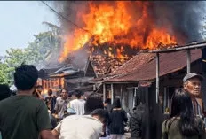 Kebakaran di Permukiman Desa Bumi Ayu Muba, Empat Rumah Terdampak, Kerugian Capai Rp400 Juta