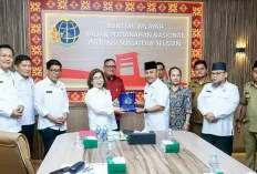 Kebut Pembangunan Jalan Tol, Pj Bupati Apriyadi Jemput Bola ke Kanwil BPN Sumsel