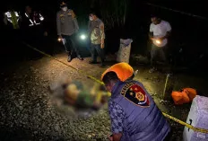 Pemulung di Prabumulih Tewas Diduga Tertabrak Kereta Babaranjang, Polisi Lakukan Olah TKP