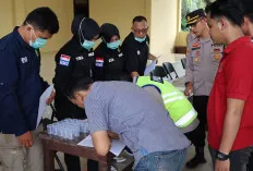 Mendadak Tes Urine dan Pengecekan Senjata di Polres Ogan Ilir