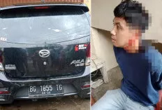 Nekat Curi Mobil Taksol, Pria Ini Nyaris Tewas Diamuk Massa  
