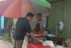 Sat Intelkam Polsek Tungkal Jaya Pantau Harga Bapokting