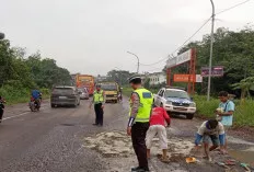 Potensi Sebabkan Kecelakaan di Jalintim Palembang-Betung