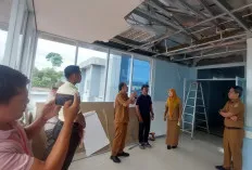 Angin Kencang Rusak Plafon RSUD Sobirin Musi Rawas