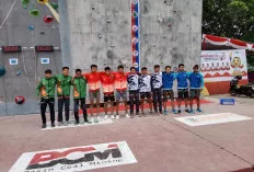 Cabor Panjat Tebing OKI Raih Medali Perunggu di Porprov XV Sumsel 2025