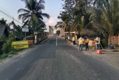 Jalintim Muba Terdampak: Jembatan Peninggalan Rusak, Arus Lalin Diberlakukan Sistem Buka Tutup