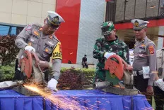 Ciptakan Rasa Aman, Polres Muba Ajak Masyarakat Deklarasi Sumsel Bebas dari Knalpot Brong