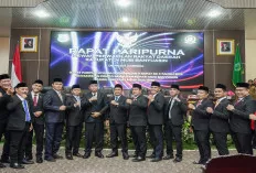 Bupati Muba H M Toha Sampaikan Pidato Perdana di Rapat Paripurna DPRD