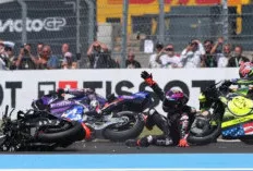  Bagnaia Sebut Kondisi Lintasan Jadi Penyebab Kecelakaan Jorge Martin di MotoGP Hungaria