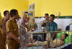 Ini Tugas Pertama Ngantor PJ Bupati OKI, Kunjungi Pasien DBD di RSUD 