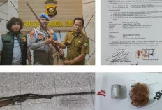 Dua Pucuk Senpi Rakitan Diserahkan ke Polsek Sanga Desa, Dukung Operasi Senpi Musi 2025