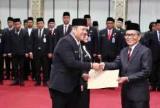 52 Pejabat Fungsional di LIngkungan Pemprov Sumsel Dilantik Pj Gubernur Sumsel