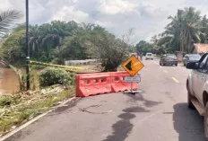 Dinding Penahan Air Ambruk, Akses Jalinteng Sanga Desa-Lubuklinggau Nyaris Terputus