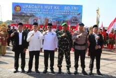 Peringati HUT ke-80 TNI, Pemprov Sumsel Tegaskan Komitmen Bersama Jaga Stabilitas dan Pembangunan Daerah