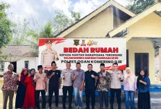 Sukses Jalani Deradikalisasi, Eks Napiter di Lempuing Dapat Bantuan Bedah Rumah dari Polres OKI