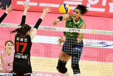 Meski Tampil Moncer, Namun Red Sparks Baru Peringkat ke-5, Liga Voli Putri Korea 