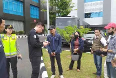 LSM Gempur Sumsel Datangi Polda Sumsel, Ini Tuntutan yang Disampaikan 