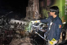 Maut di Jalur Hauling Muratara: Satu Sopir Tewas Terbakar Usai Tabrakan Beruntun
