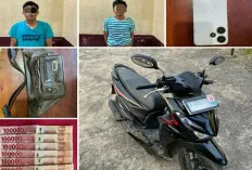Dua Pencuri Tas di Mobil Diamankan Polisi Tanjung Raja Usai Diamuk Massa