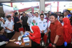 Tinjau Donor Darah PSMTI, Herman Deru Minta PMI Jaga Kepercayaan Publik dan Jamin Transparansi Stok